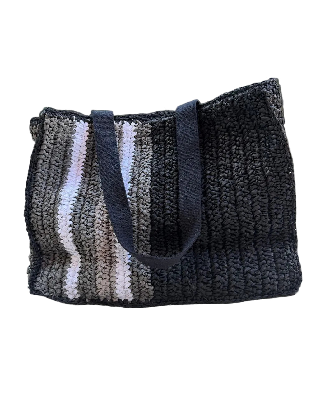 Recycled Plastic Crochet Tote Bag
