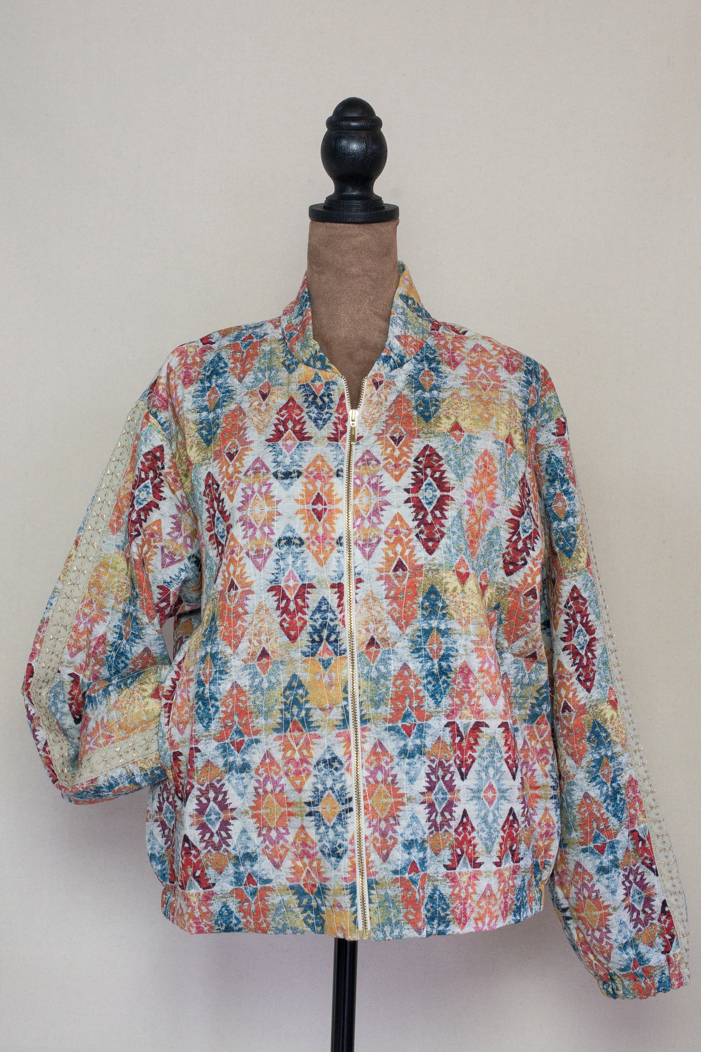 Quilted Bomber Jacket