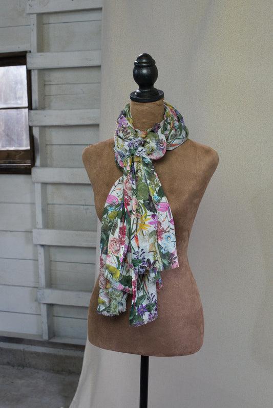 Light Weight Scarf/Shawl-tropical