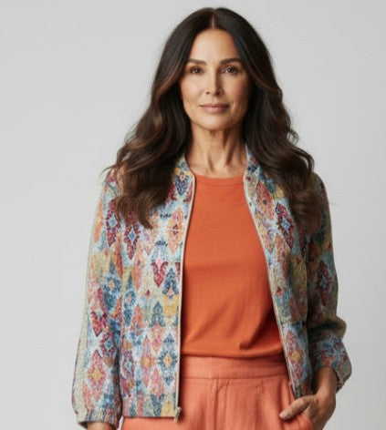 Quilted Bomber Jacket