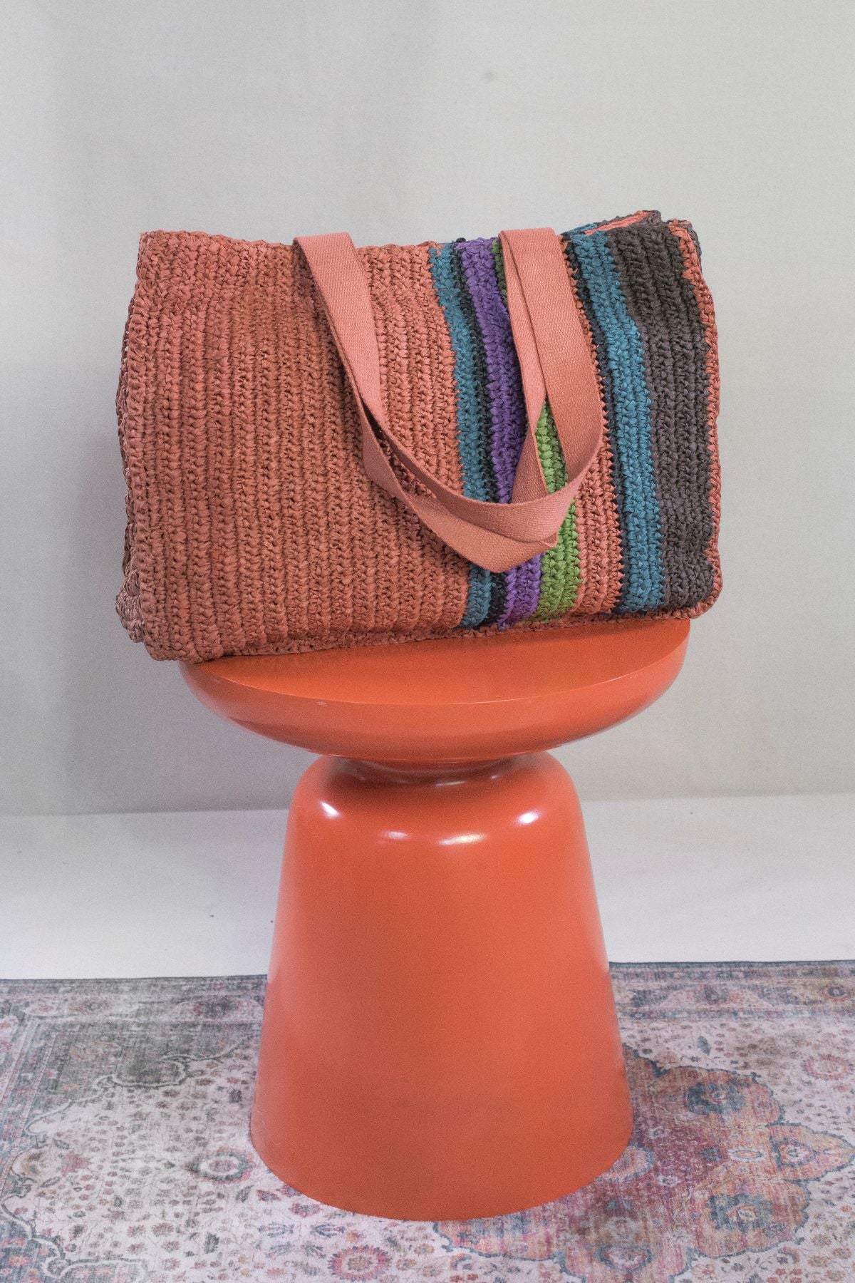 Recycled Plastic Crochet Tote Bag