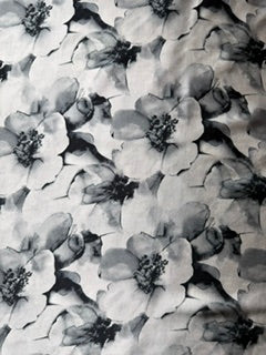 Bandana - Poppy Black & White