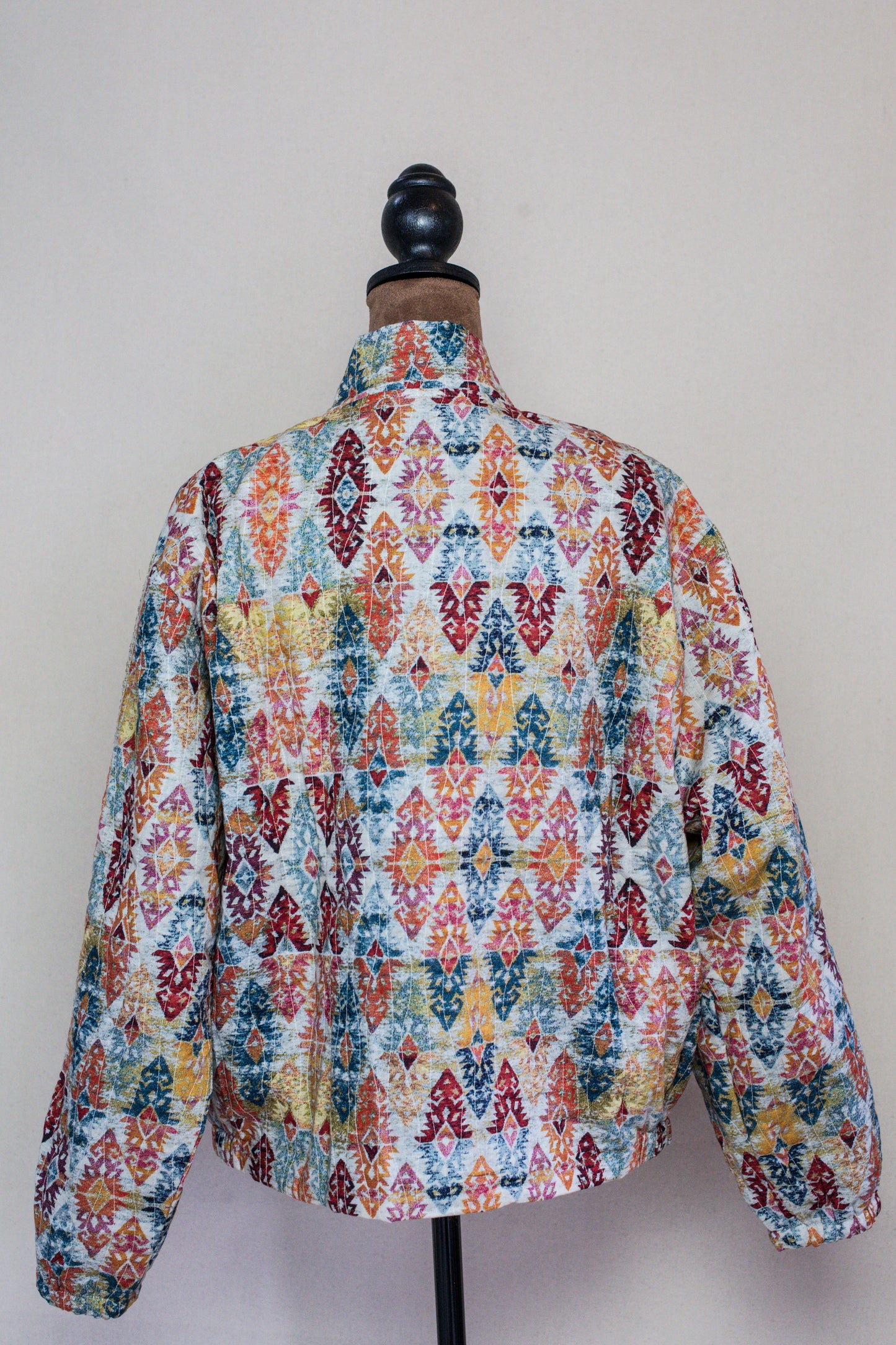 Quilted Bomber Jacket