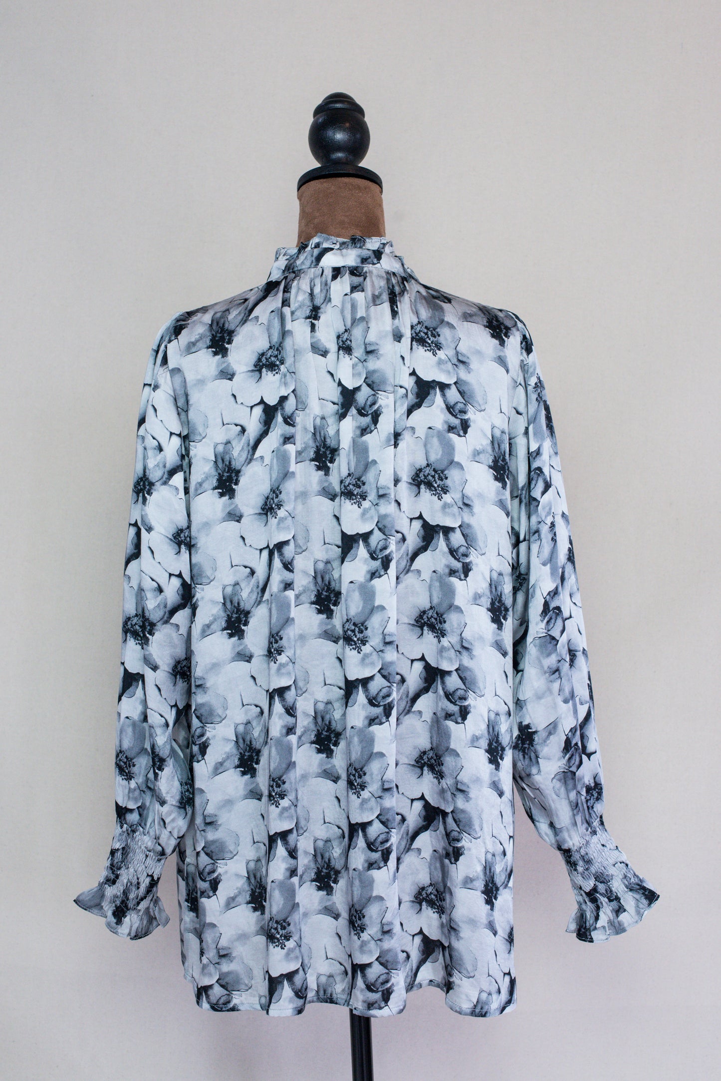 Smocked Cuff Tunic Top