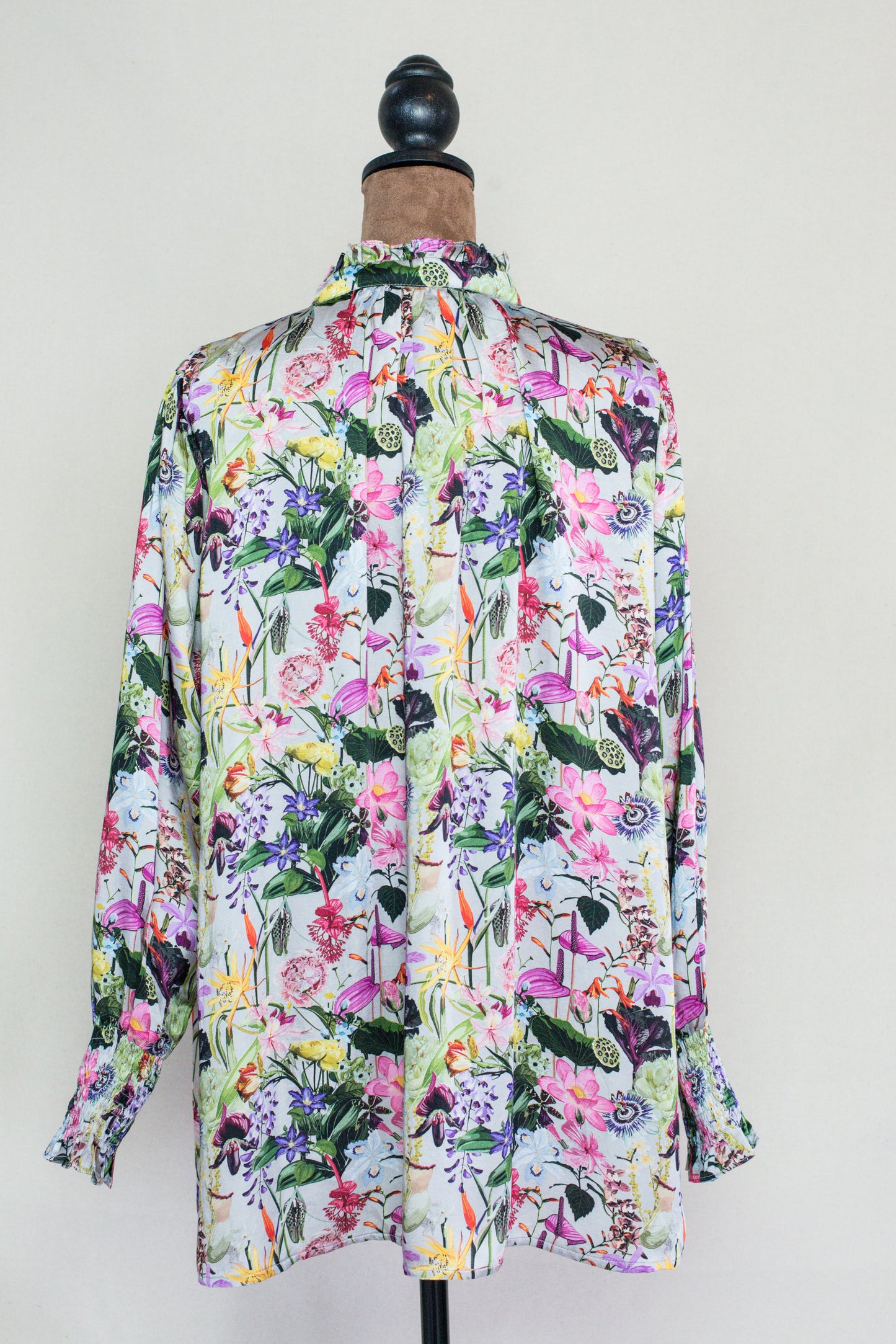 Smocked Cuff Tunic Top